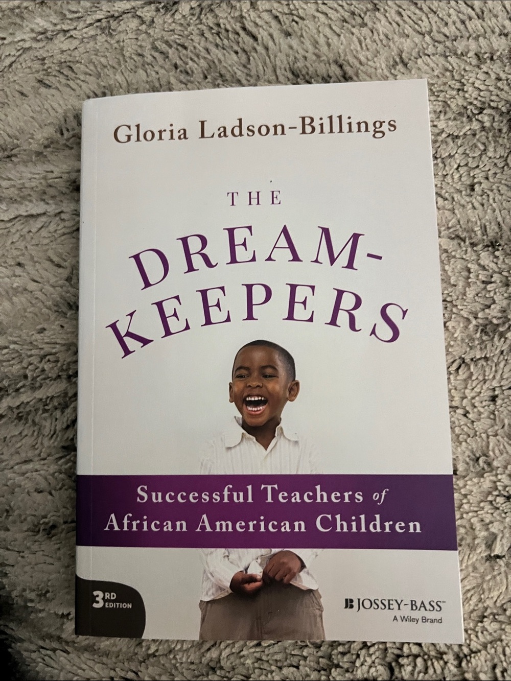 5/$10 item The Dream-Keepers by Gloria Ladson-Billings - White & Purple Cover